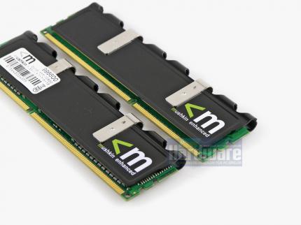 Mushkin 996600, 2 x 1.024 MiByte DDR3-1600 (Bild: PCGH)