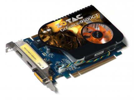Zotac Geforce 9500 GT DP: neue Grafikkarte mit Displayport (Bild: Zotac)