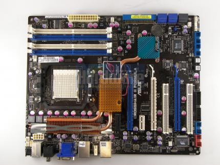 Asus Crosshair II Formula, Chipsatz: Nforce 780a SLI (Bild: PCGH)