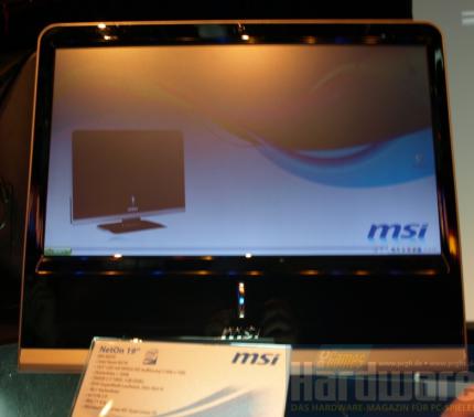 MSI zeigte uns die ersten Prototypen seiner kompakten Neton-Serie. (Bild: PCGH)