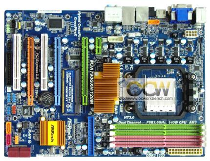 Das M3A790GXH/128M ist Asrocks erste Sockel-AM3-Platine.
