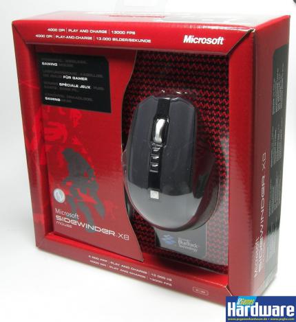 Microsoft Sidewinder X8: So sieht die finale Verpackung aus.