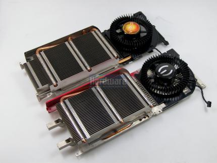 Kühler im Vergleich: Geforce GTX 260-216 (65nm) im Vergleich zur Geforce GTX 260-216 (55nm)