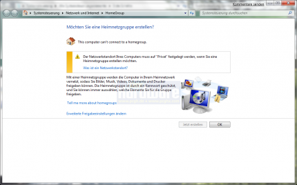 Windows 7: die neue Homegroup