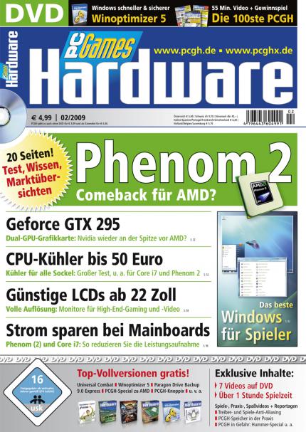 Cover der PCGH 02/2009, DVD-Ausgabe