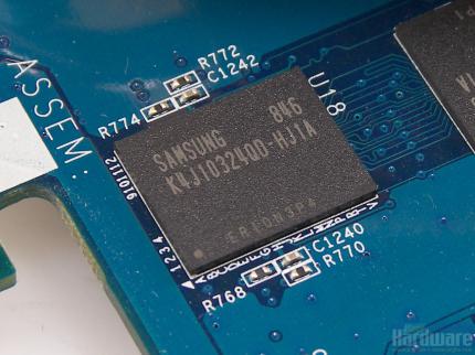 Gigabyte Geforce 9800 GTX+ 1 GB: 1,0-ns-GDDR3-Speicher von Samsung