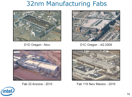 Intel investiert Milliardenbetrag in 32nm Produktion (1)