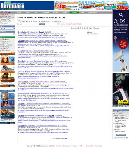 PCGH Online nutzt ab sofort den Google-Algorithmus