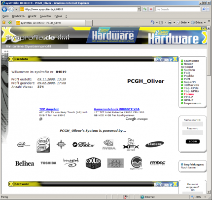 Profile der PC Games Hardware-Redation bei unserem Partner Sysprofile.de (11)