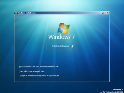 Panne bei Microsoft: Details zum Relase Candidate von Windows 7 veröffentlicht