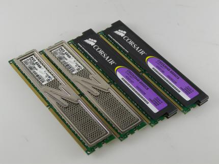 Wettkamp der Spar-Speicher: OCZ OCZ2P10664GK gegen Corsair TWIN2X-4096-8500C5