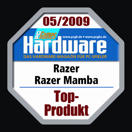 Top-Produkt in der Ausgabe 05/2009: Die Razer Mamba