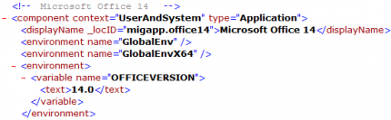 Hinweis auf 32 und 64 Bit von Microsoft Office 14