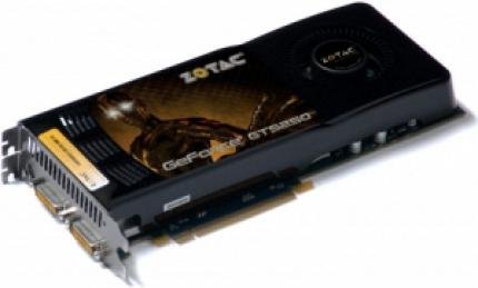 Die günstigsten GTS-250-Grafikkarten stammen von Zotac