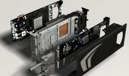 Das jetzige Design der GTX295 mit zwei Platinen