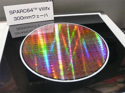 Fujitsu Sparc64 VIIIfx-Wafer
