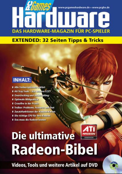 Startseite des Extended-Teils in der PCGH 08/2009: Tuning AMD Radeon