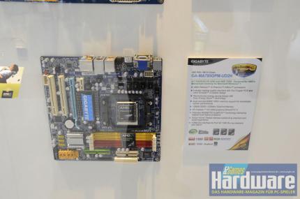 Gigabyte GA-MA786GPM-UD2H: Integrierte Grafik mit DirectX10.1-Suport dank AMDs 785G-Chipsatz.