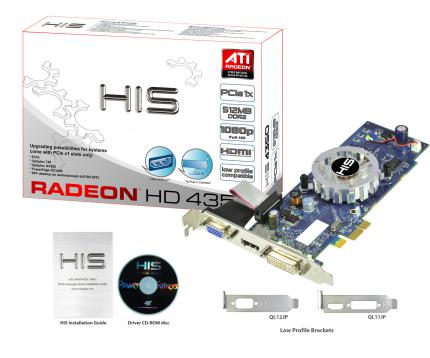 Die HIS Radeon HD 4350 iFan besitzt einen PIC-Express-x1- und einen modernen HDMI-Anschluss. (1)