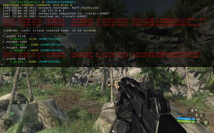 Crysis in 6.400 x 4.000: So geht's
