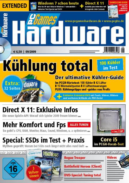 Titelbild der PCGH Extended 09/2009