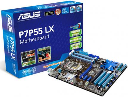 Asus P7P55LX: Einsteiger-Mainboard für Sockel 1156