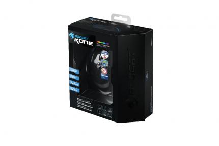 Hier die neue Verpackung der Roccat Kone Gamer-Maus.