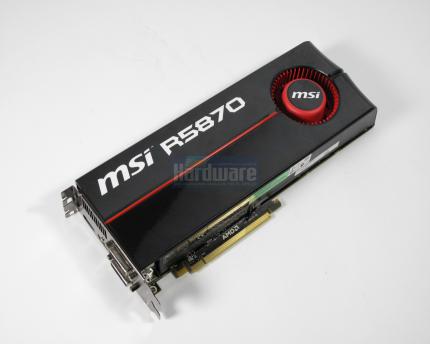 MSI will demnächst eine Ati Radeon HD 5870 mit alternativem Design veröffentlichen (Hier im Bild: Referenzmodell von MSI) 