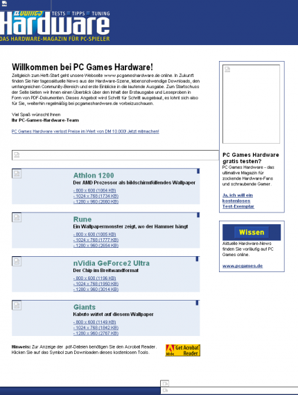 PCGameshardware.de: Stand 2000 (1)