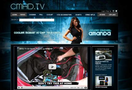 Startseite von Cooler Master Hi-Def Television (CMHD.TV)