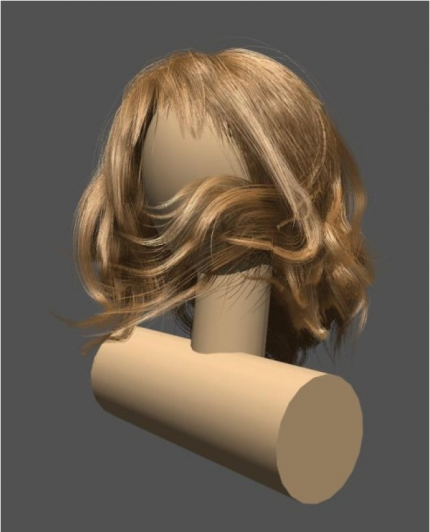 Geforce 100 Fermi Techdemo Hair Rendering 09