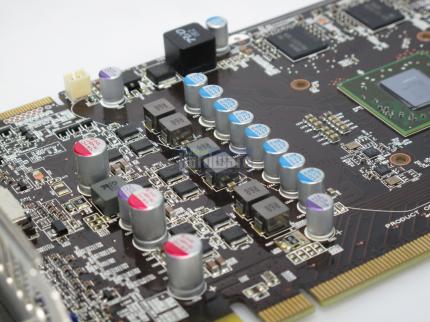 MSI Radeon HD 5770 Hawk: Blick auf die GPU-Versorgung
