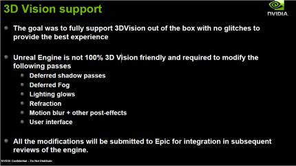 3D Vision: Bisherige Probleme bei der Integration in die UE3
