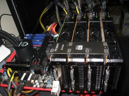 Vier-Wege-SLI mit der Geforce GTX 480 (2)