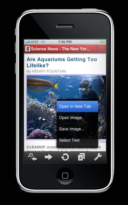 Opera Mini auf den Iphone (3)