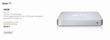 Apple TV: Die aktuelle Version der Settop-Box soll bald in einer überarbeiteten Version erscheinen.