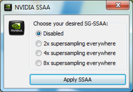 Nvidia SSAA-Tool