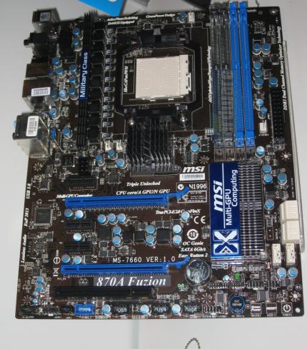 MSI 870A Fuzion auf der Computex