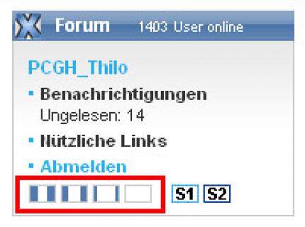 So stellen registrierte User die gewünschte Seitenbreite ein