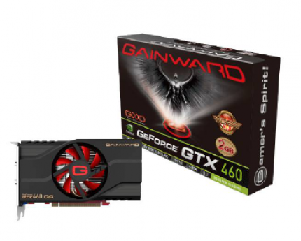 Gainward Geforce GTX 460 2 GiByte Golden Sample - Karte und Verpackung