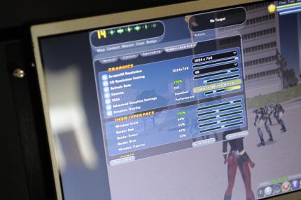 Grafikeinstellungen bei City of Heroes