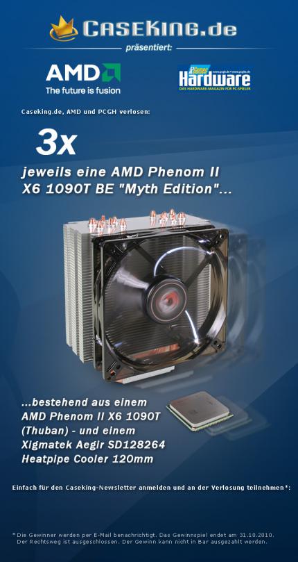Verlosung: 3x Phenom II X6 1090T mit Xigmatek Aegir