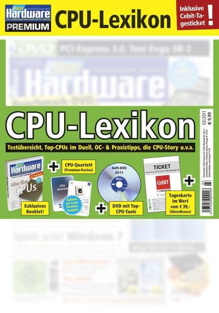 Die PCGH-Premium 03/2011 ist samt Zusatzausstattung wie üblich in einer Plastiktüte verpakt - das dahinterliegende Cover ist noch nicht final.
