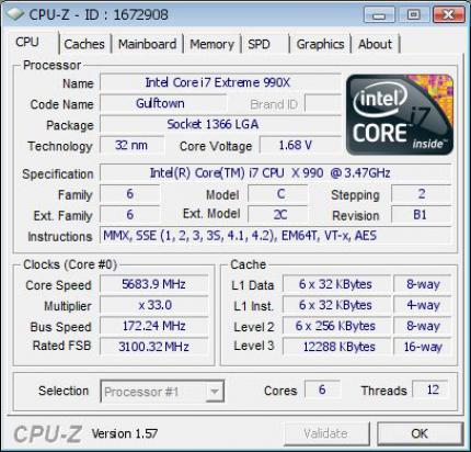Maximaltakt mit Kompressorkühlung: 5.683,92 MHz