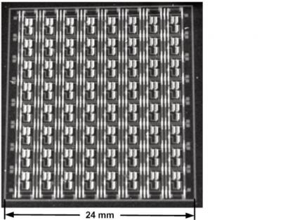 8x8 DRAM Speichermatrix in TFT-Bauweise
