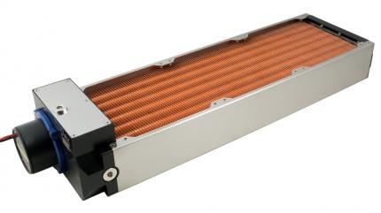 Aquacomputer Airplex Modularity System: Blanke Kupferlamellen boten bislang nur die Magicool Elegant und die CK/CG-Ausführung der ersten Mora-Generation.