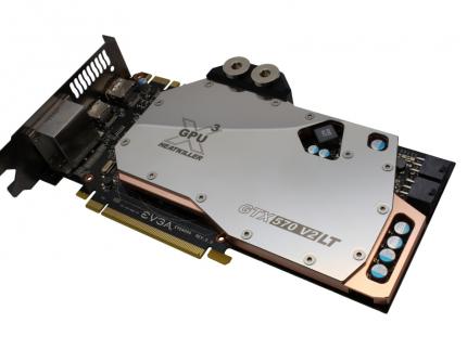 Der Heatkiller GPU-X³ GTX 570 V2 LT wurde speziell für das neue Layout von Nvidias GTX 570 angepasst.