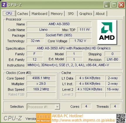 AMD A8-3850: Llano auf 4,9 GHz übertaktet (6)