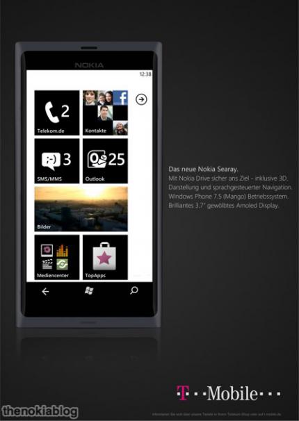Nokia Searay mit Windows Phone 7.5 Mango.