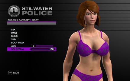 Saints Row The Third: Der Charaktereditor